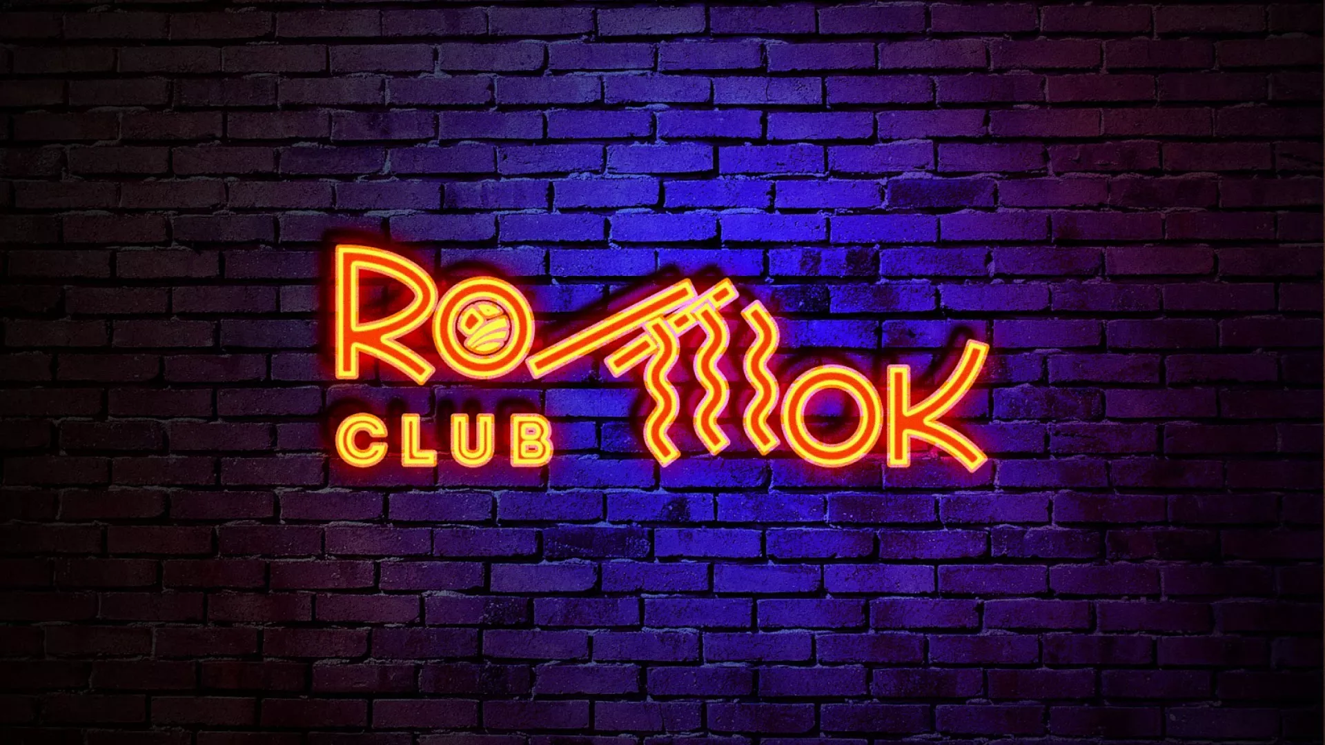 Разработка интерьерной вывески суши-бара «Roll Wok Club» в Кирово-Чепецке